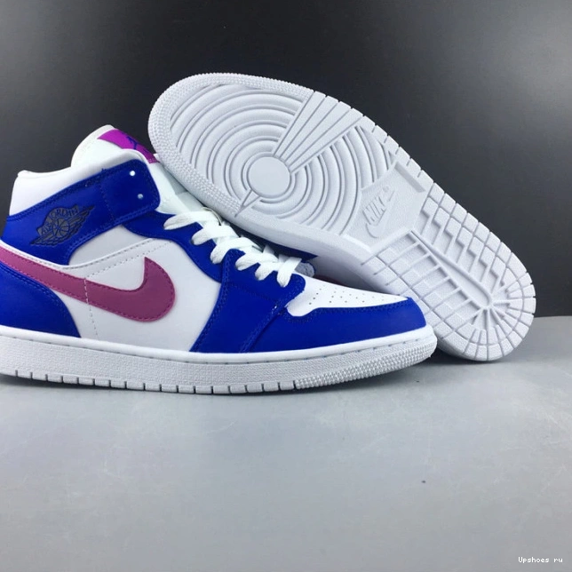 AIR MID JORDAN VIOLET-WHITE 1 ROYAL HYPER HYPER 554724-451 1105